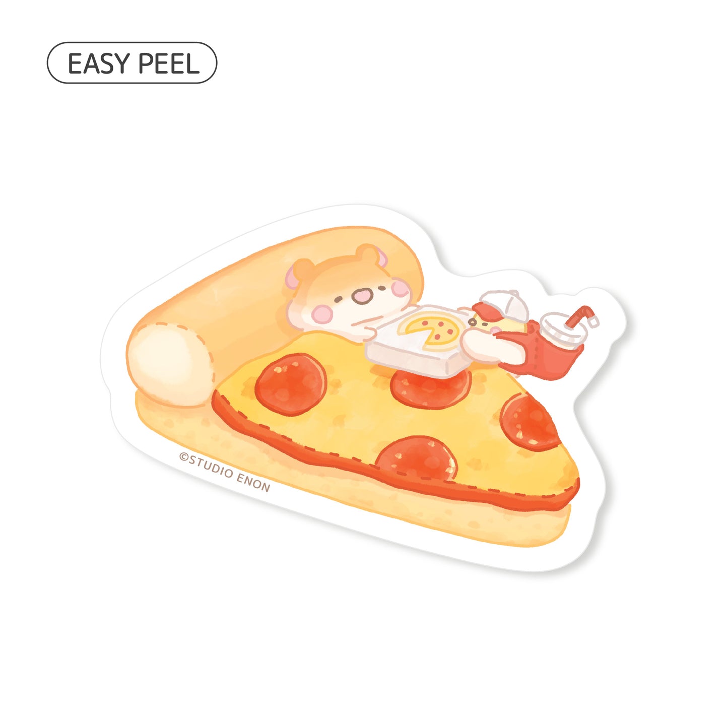 Entrega de pizza Pegatina