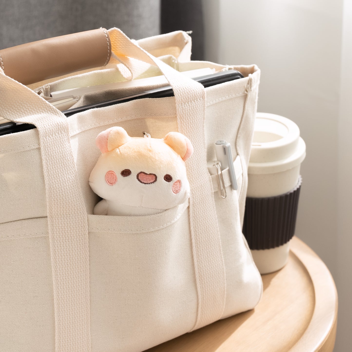 Llavero de peluche Muffinmaru Mini Toasted Series