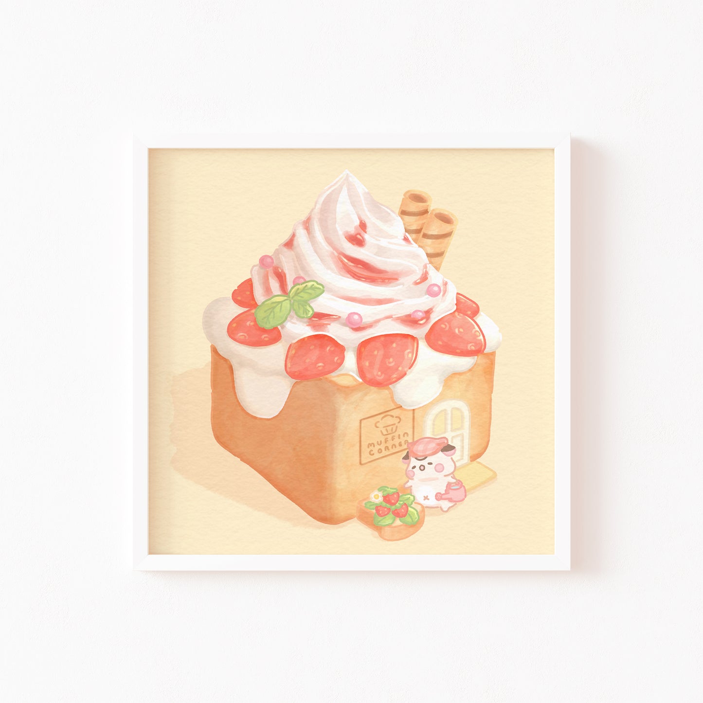 Cocoroll Honey Toast Home Mini Art Print