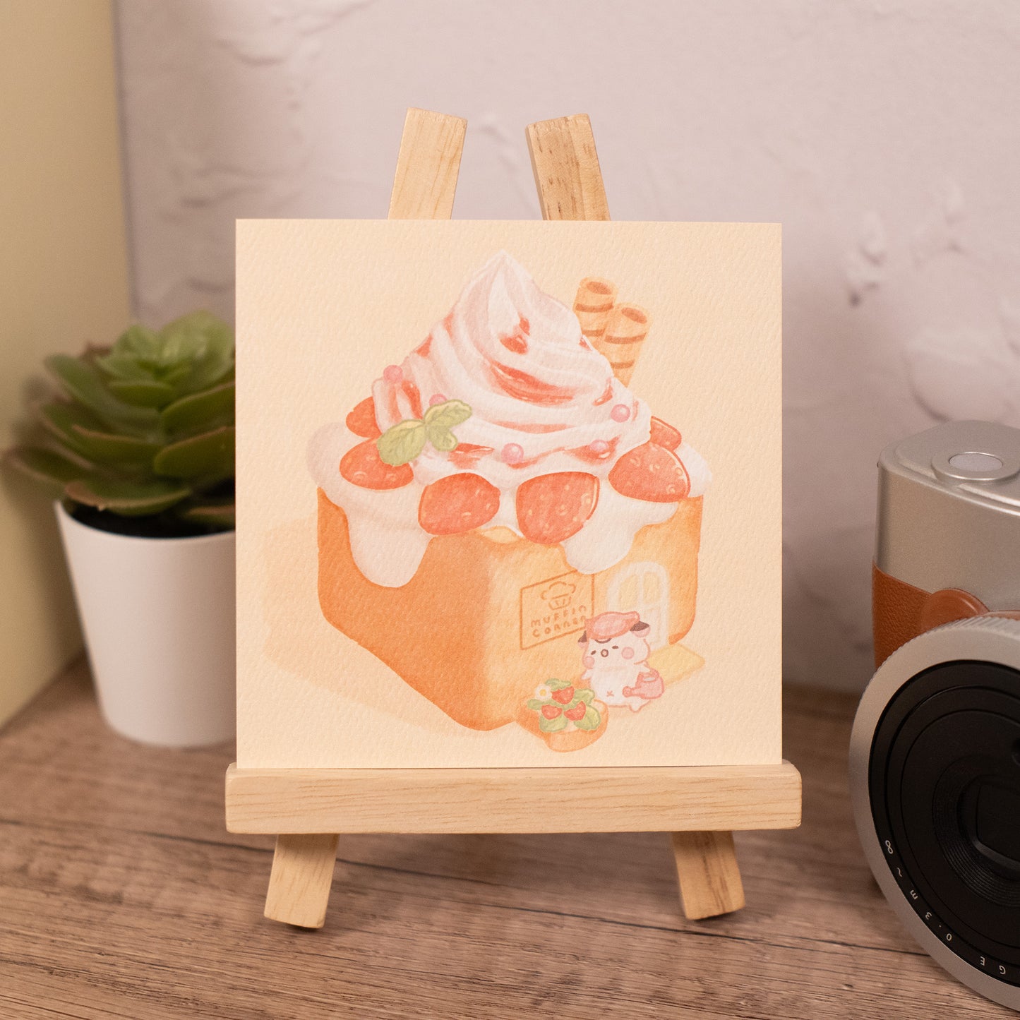 Cocoroll Honey Toast Home Mini Art Print