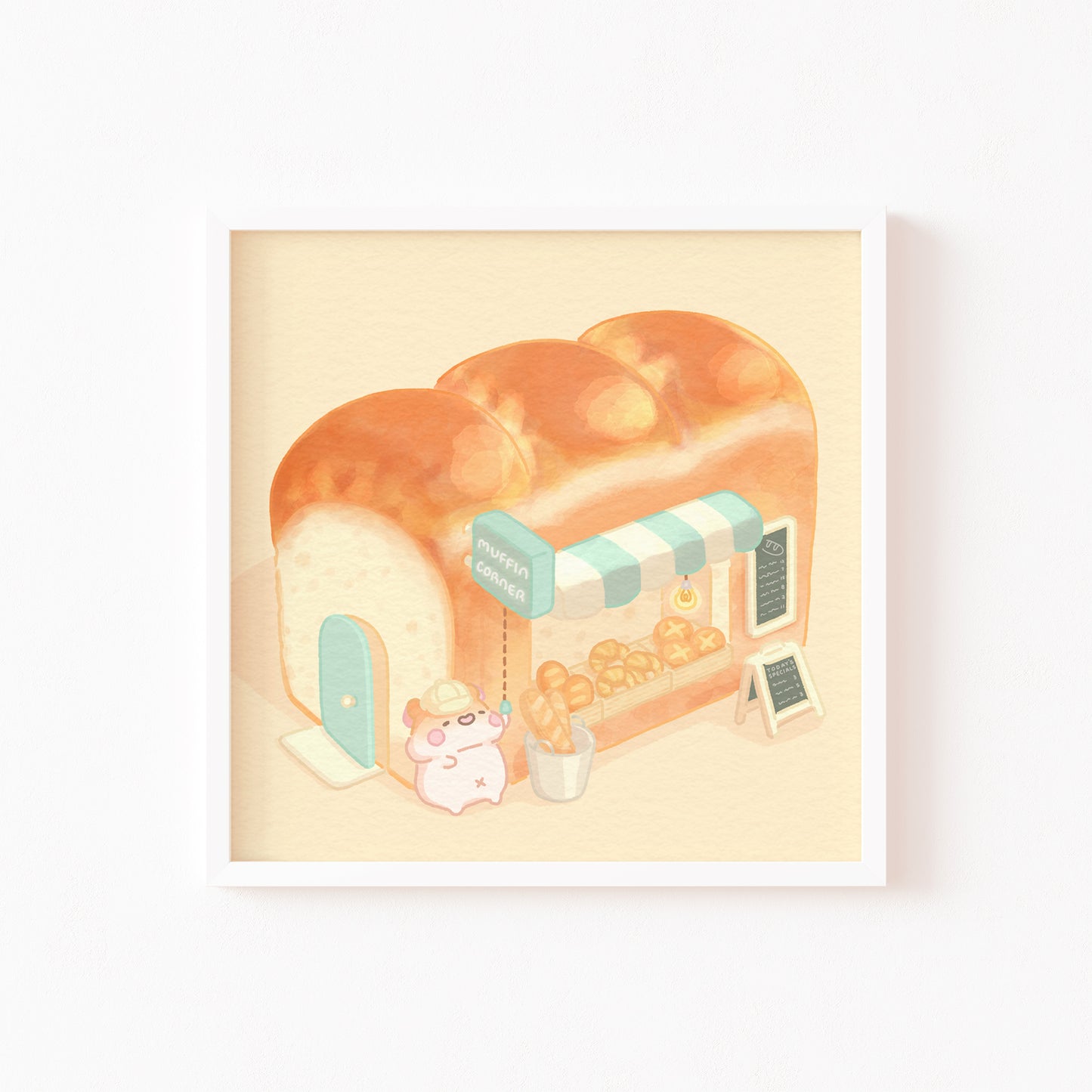 Muffinmaru's Bread Boutique Mini Art Print