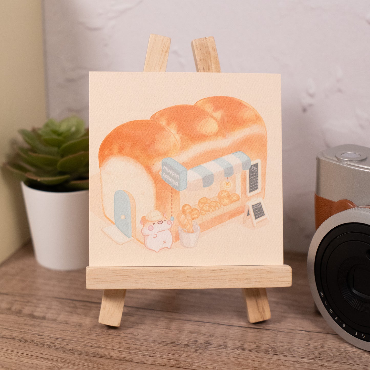 Muffinmaru's Bread Boutique Mini Art Print