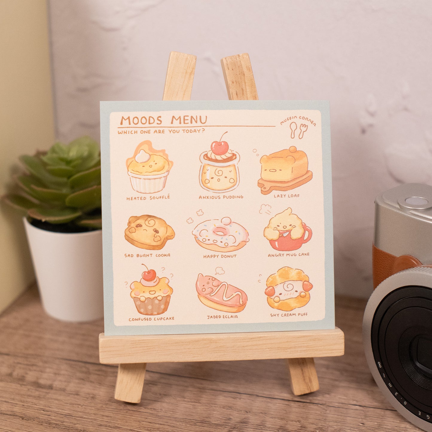 Moods Menu - Baked Goods Mini Art Print