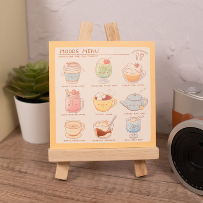 Moods Menu - Drinks Mini Art Print