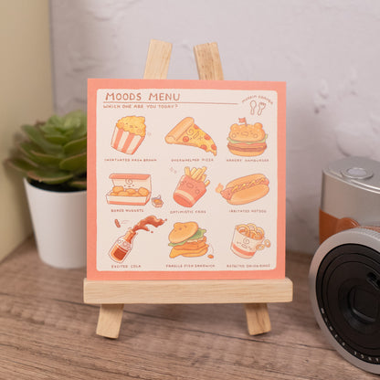 Moods Menu - Fast Food Mini Art Print