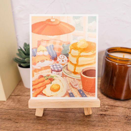 Breakfast with Friends Mini Art Print