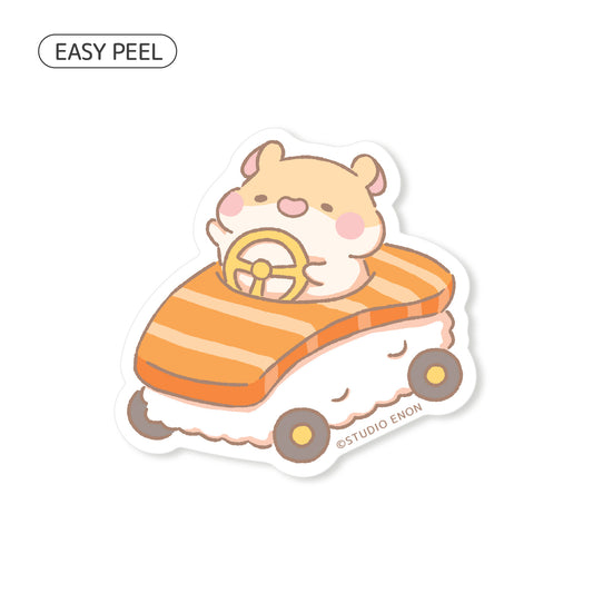 Muffinmaru Sushi Car Sticker