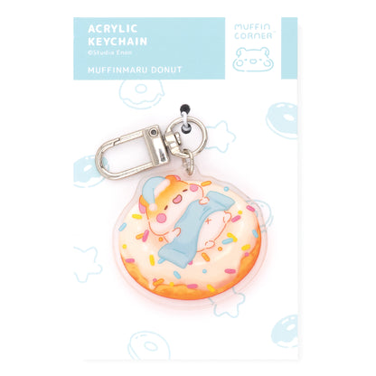 Muffinmaru Donut Keychain