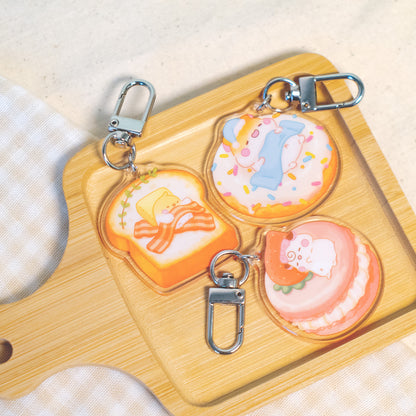 Muffinmaru Donut Keychain