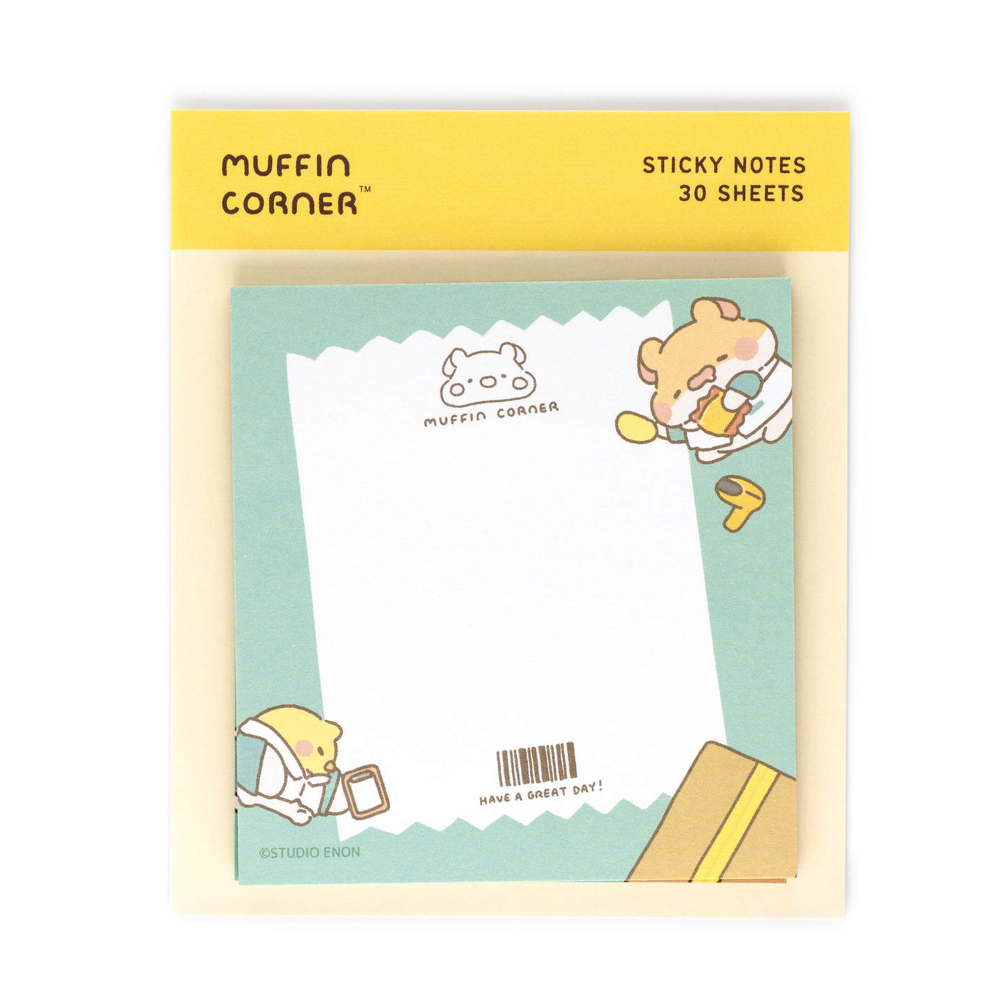 Muffin Corner Konbini Sticky Notes - Little Receipt