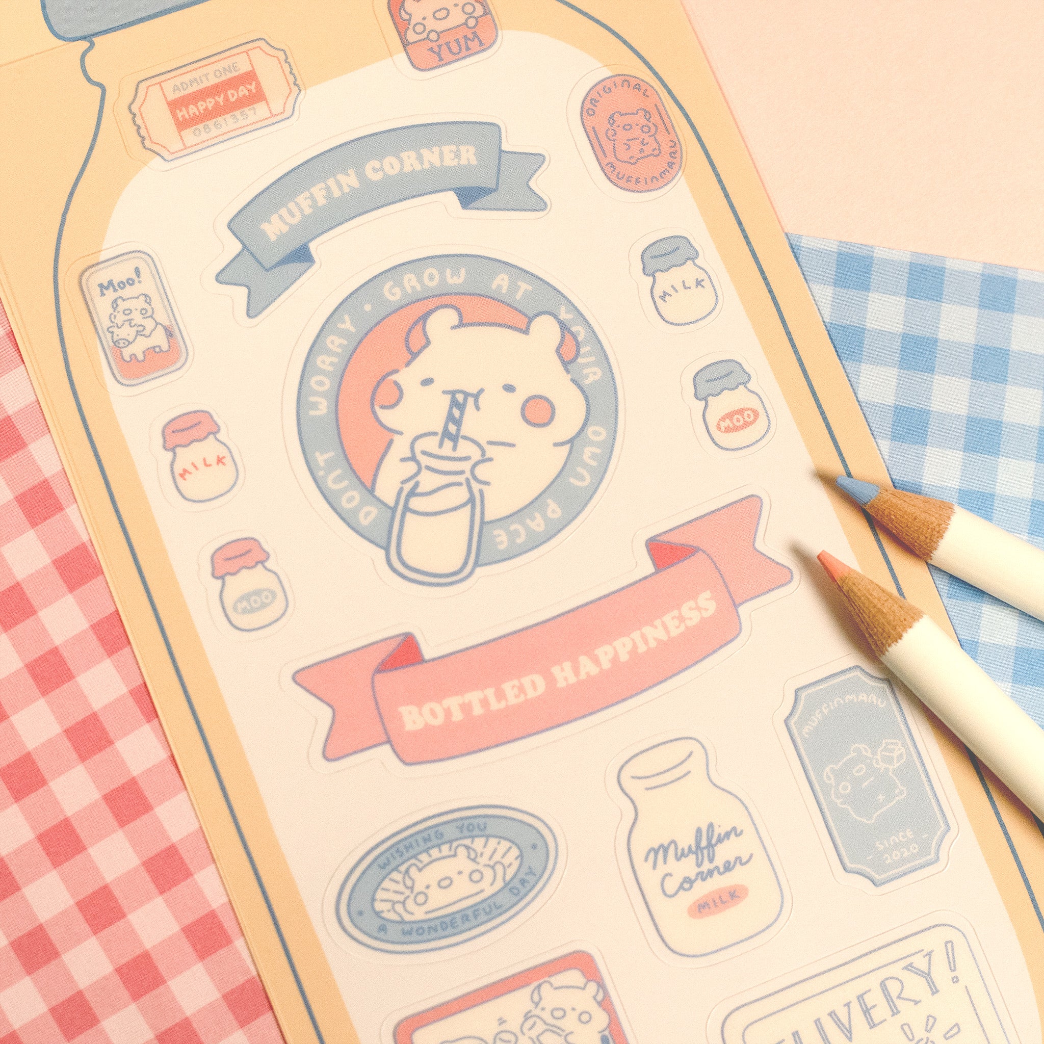 Classic Milk Sticker Sheet – Studio Enon