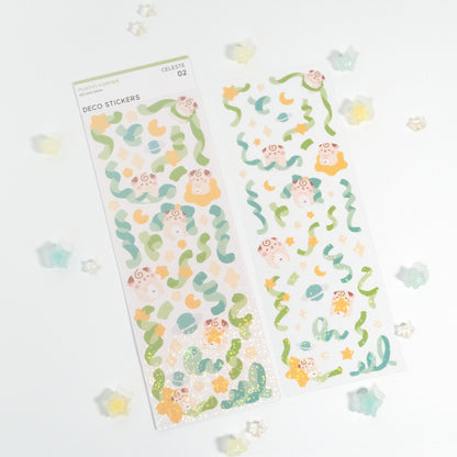 Cocoroll Celeste Polco Deco Sticker Sheet