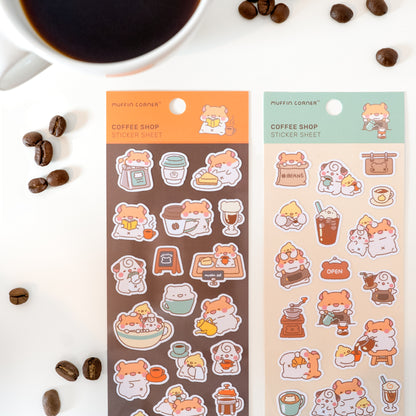 Coffee Shop Sticker Sheet - A