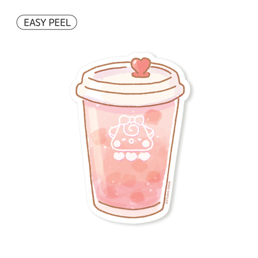 Strawberry Milk Tea Sticker