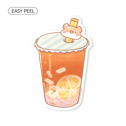 Honey Lemon Black Tea Sticker