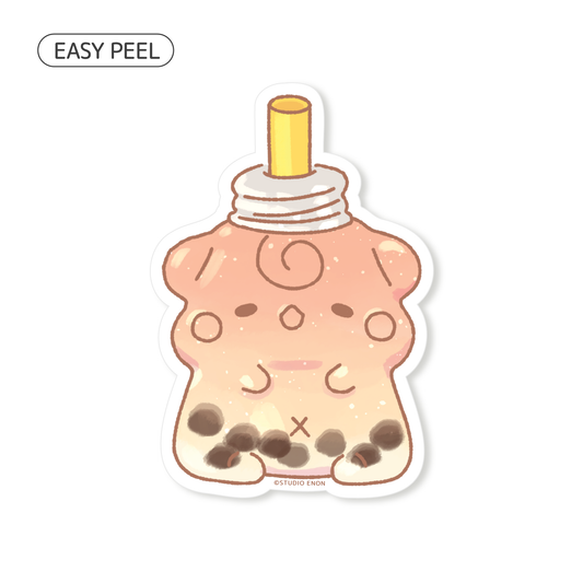 Peach Milk Tea Sticker