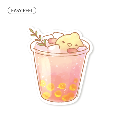 Sparking Rose Tea Sticker