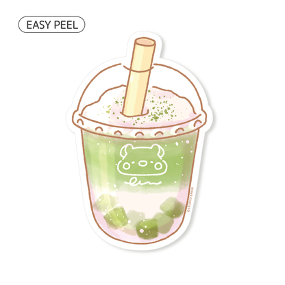 Matcha Latte Sticker