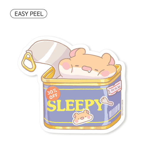 Sleepy Lunch Meat Sticker