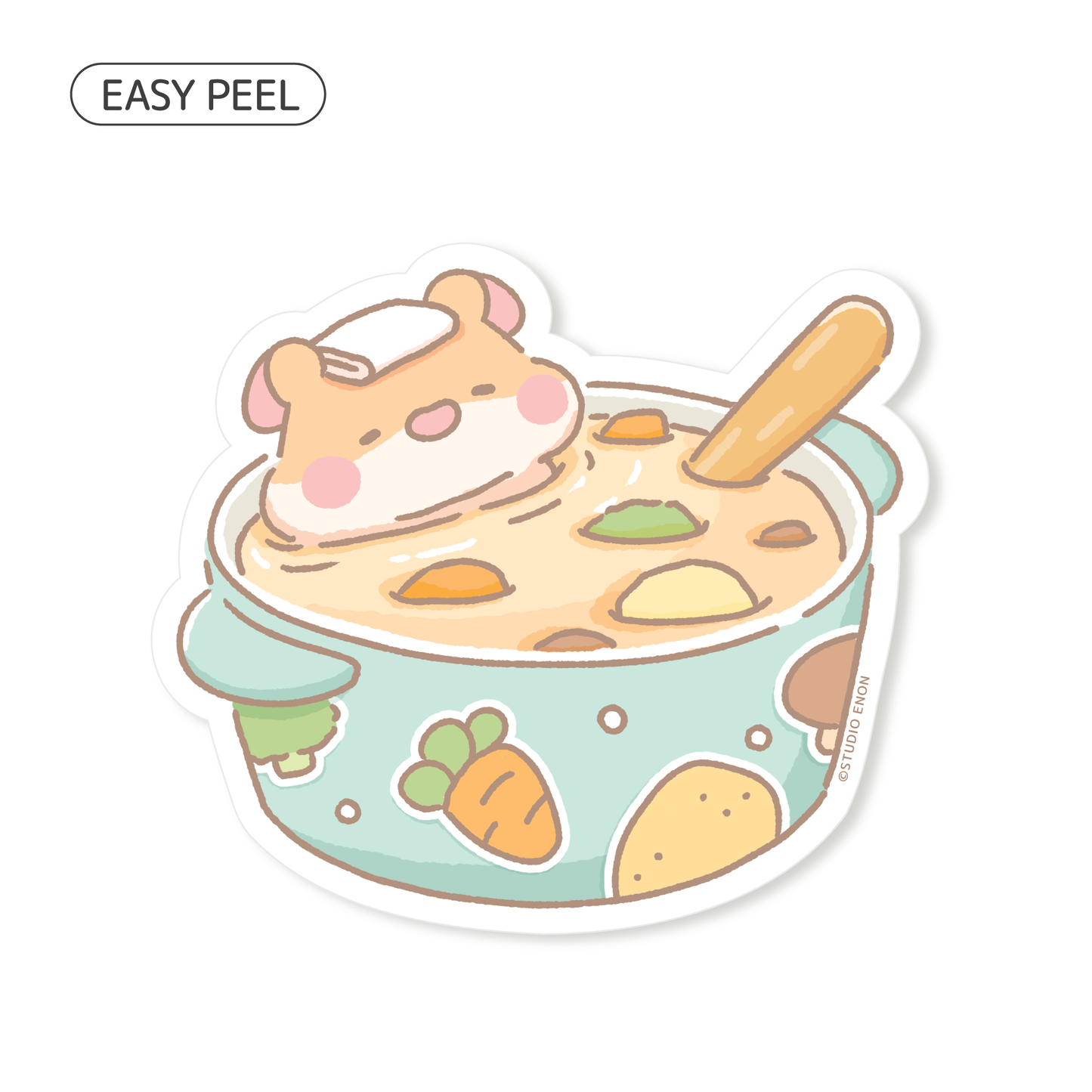 Souper Relaxing Day Sticker