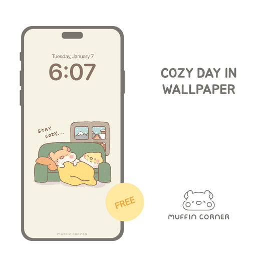 Digital Wallpaper - Cozy Day In